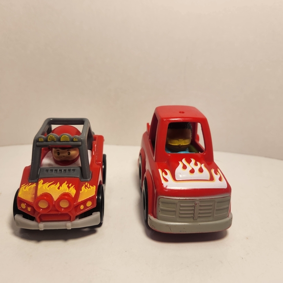 Little People Wheelies Lot Of 10 #2 - Picture 4 of 11